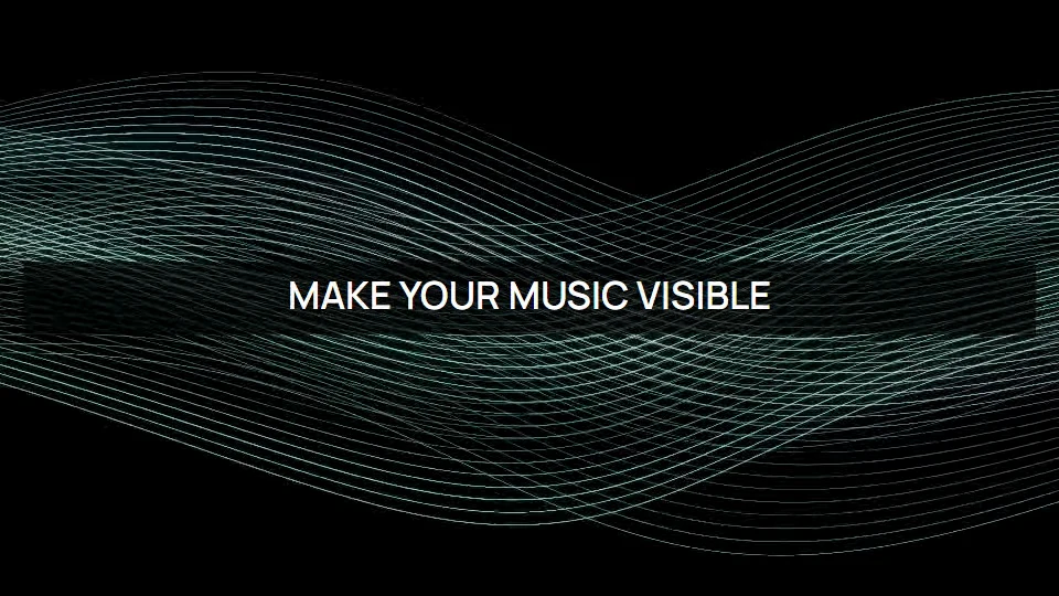 Actual encoded PHASE VOID visual with a timed text line