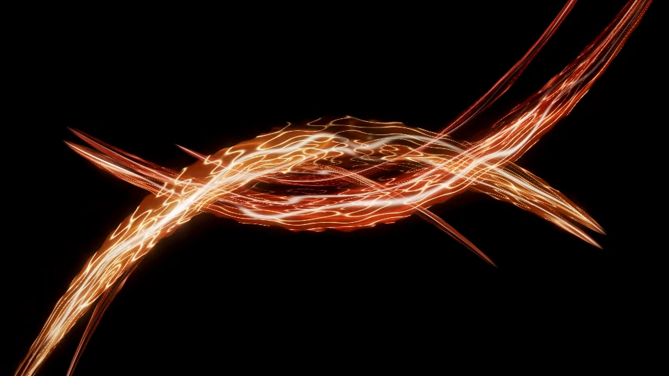 Solar flare visual recorded in a 16:9 browser canvas