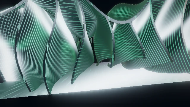 Ceiling array visual world