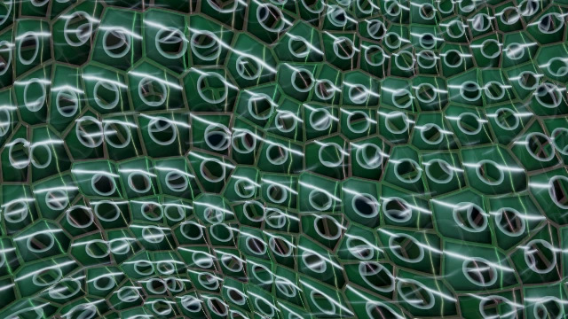 Cellular silk visual world