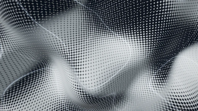 Halftone flow visual world
