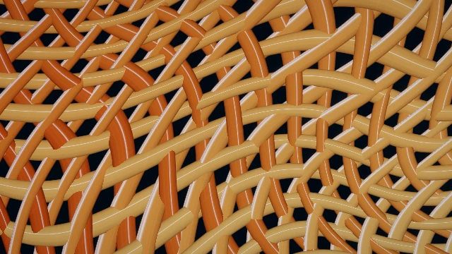Isometric weave visual world