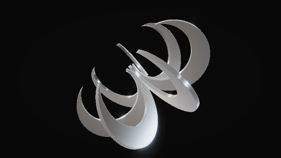 Kinetic blades visual world