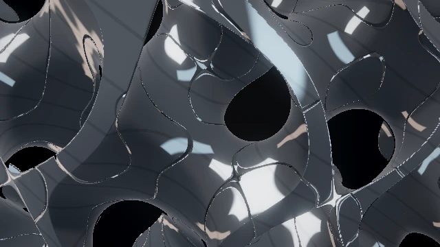 Molten lace visual world