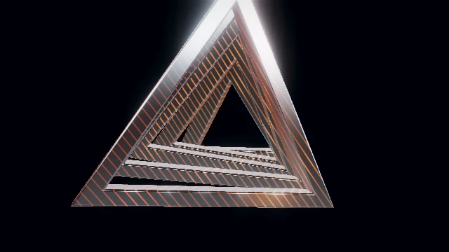 Triad resonator visual world